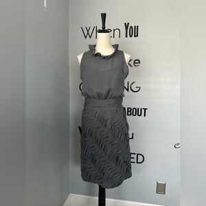 Eden Bridesmaids Chic Gray Mini Dress Size 16